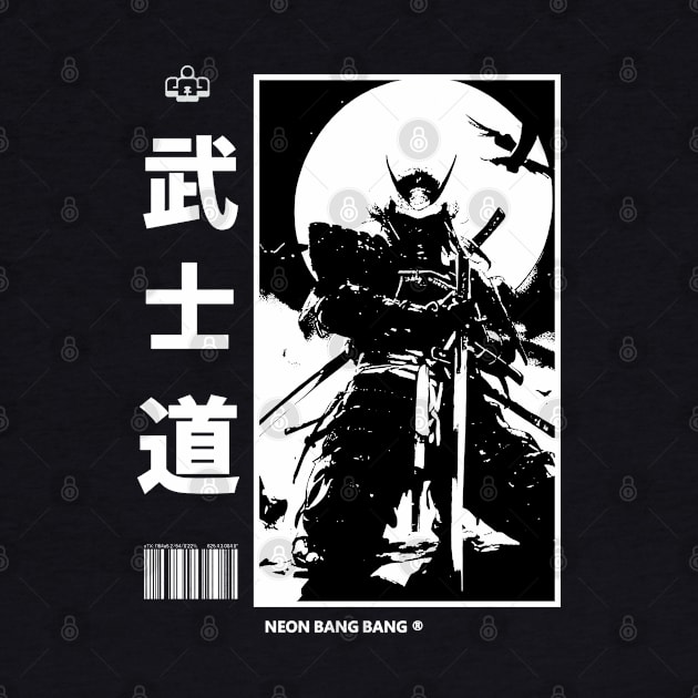 Japanese Samurai Warrior Anime Streetwear by Neon Bang Bang